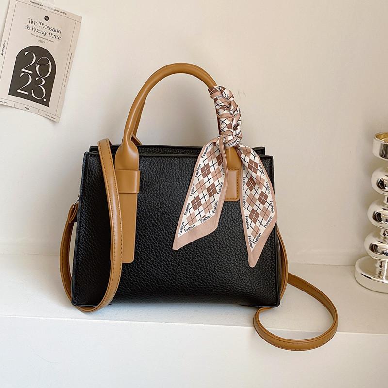 Trendy Cross-border Style Pu Shoulder Bag For Daily Wear чёрный