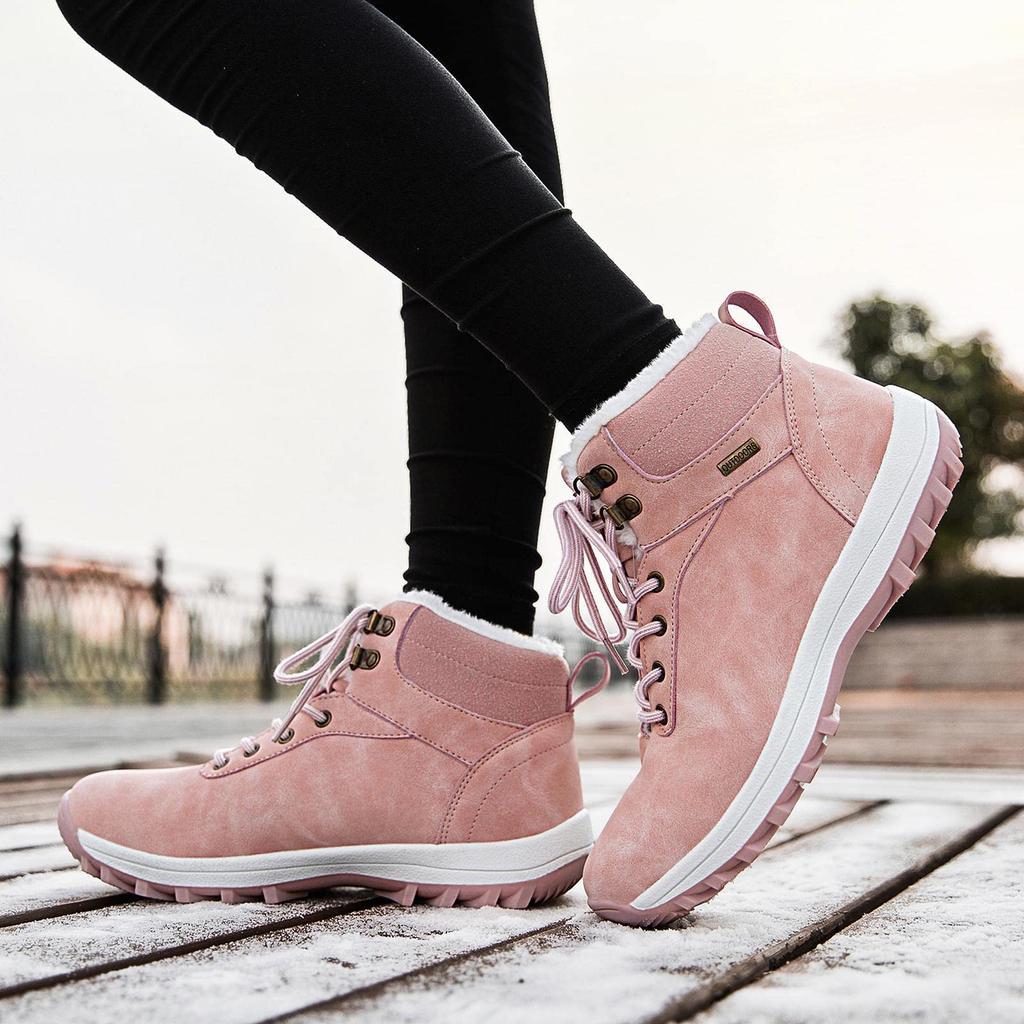 Mishansha Winter Snow Perfect for and Size Size 40 High-Cut Fleece-Lined Boots, Waterproof, Non-Slip, Unisex, Fishing, Hiking, Camping, Winter,