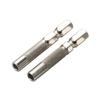 2Pcs 6.35mm 1/4" Insert Bit Adapter to 4mm Hex Shank Screwdriver Tool Bit Socket Magnetic Adapters Holder Converters