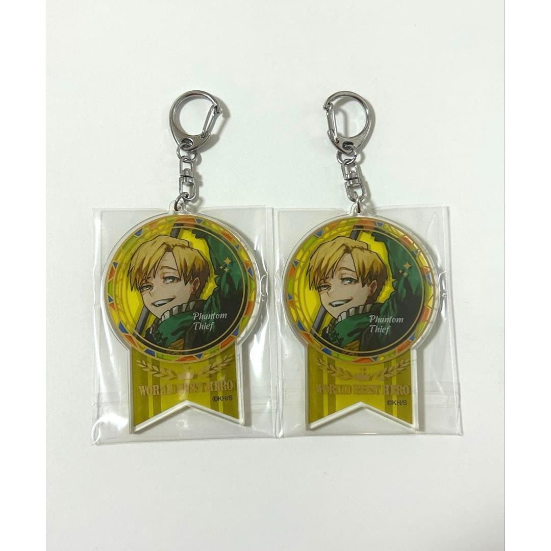 Heroaka Original Art Exhibition Acrylic Keychain Yasuto Monoma Set of 2