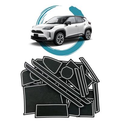 Ruiya [Für Modelle ab 2024.1] Neuer Toyota Yaris Cross 2024 Anti-Rutsch-Matte Gummimatte Kratzschutzmatte Innenraum-Gummimatte Yaris Cross Zubehör
