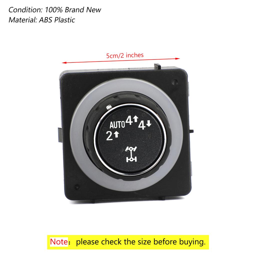 Transfer Case Selector Switch Knob Fits For Chevrolet Silverado Sierra 08-14 4WD