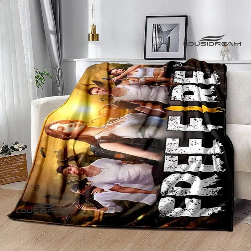 3D Games Free Fire Printed Blankets Fashion Warm Blanket Soft And Comfortable Blanket Home Travel Blanket Birthday Gift