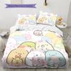 Sumikko Gurashi Pattern Bedding Quilt Set  Home Decoration  Gift (1 * duvet cover + 2 * pillowcase  without core)