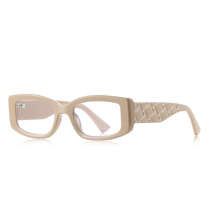 TR90 Blue Light Blocking Glasses for Women Fashion Pink Square Frame Reading Glasses Prescription 0 to +6 0