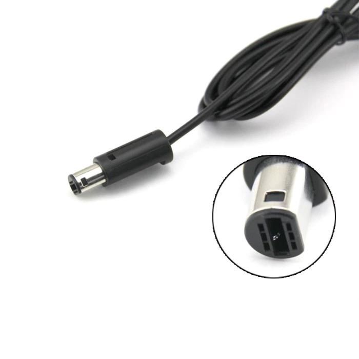 Manette filaire - Manette Noire Game Cube_26 - Compatible GameCube &amp; Wii (RVL-001) - Vibration - Câble 1,5 m