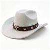 Overseas Versatile Trend Jazz Hat Masculinity Party Hat Western Cowboy Gentleman Hat Outdoor Sun Protection Hat