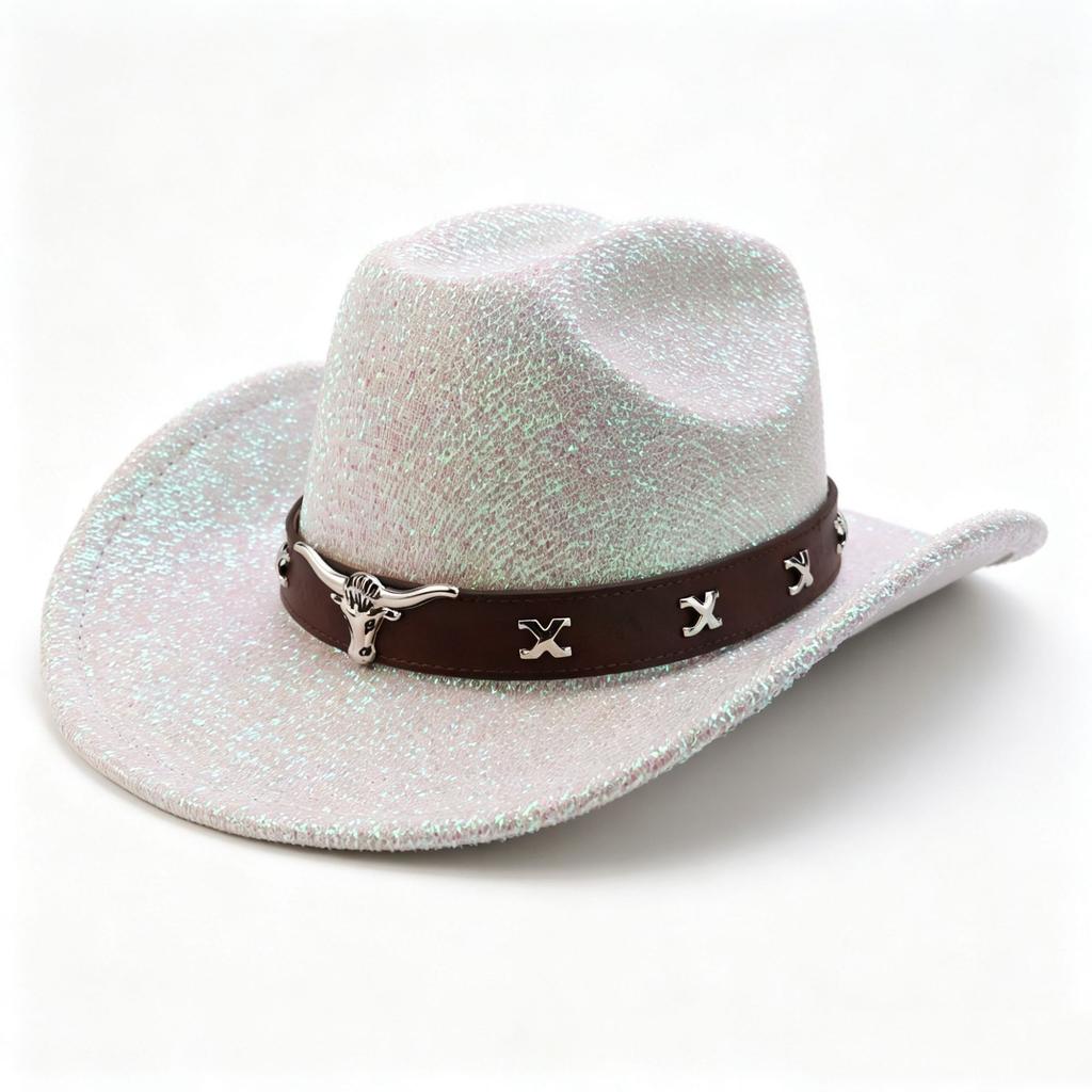 Overseas Versatile Trend Jazz Hat Masculinity Party Hat Western Cowboy Gentleman Hat Outdoor Sun Protection Hat