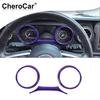 Purple Dashboard Decorative Frame Cover Trim For 2018-22 Jeep Wrangler JL JLU JT