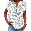 Linen Tops For Women Summer V Neck Short Sleeve Length Sleeve Womens Tops  Casual Loose Fit Blouses