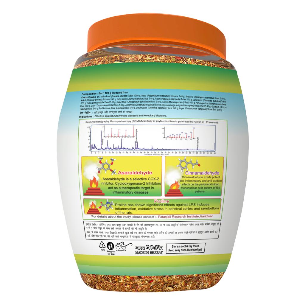 Patanjali Divya Praneshti (Hawan Samagri), With Effective Against Autoimmune, 400gm