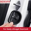 4pcs Silicone Car Door Lock Buckle Anti-collision Protective Cover For Geely BINRAY Vision SUV X3 X6 EX3 Monjaro Boyue L7 Galaxy