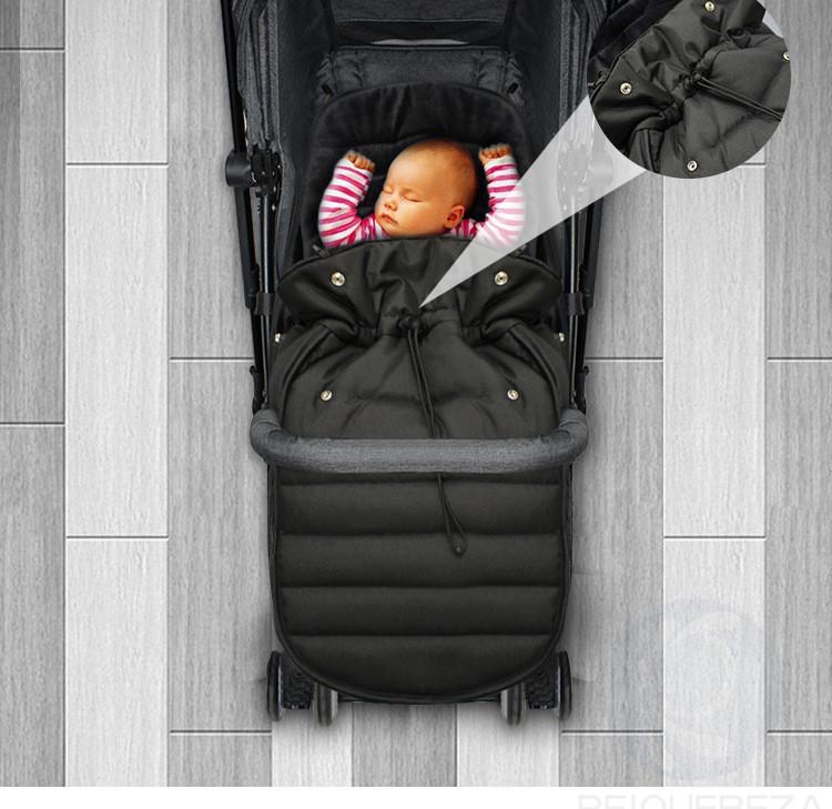 Warm Windproof Stroller Sleeping Bag & Foot Cover: Thick Cotton Pad for Autumn/Winter