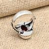 Red Garnet Natural Gemstone Jewelry  Handmade Ring  925 Solid Sterling Silver Gift For Her