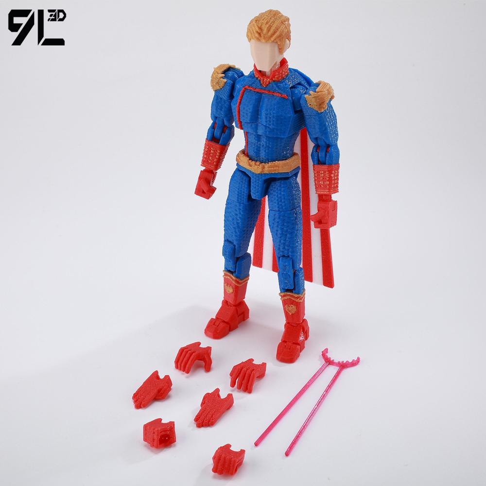 9L3D Printe Dummy13 T13 Imbatabilul Mark Grayson Rezistent la gloanțe Mark Grayson Figurină de Acțiune Model Colecționabil Anime Jucărie Cadou Pentru Copii