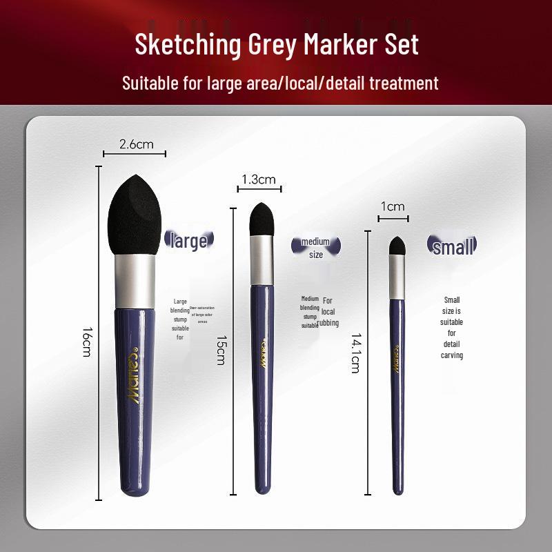 Mali Sketch Eraser Makeup Sponge Set for Art Students