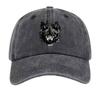 Wild Wolf Head Street Art Dad Hat Unisex Washed Wildlife Lover Baseball Cap