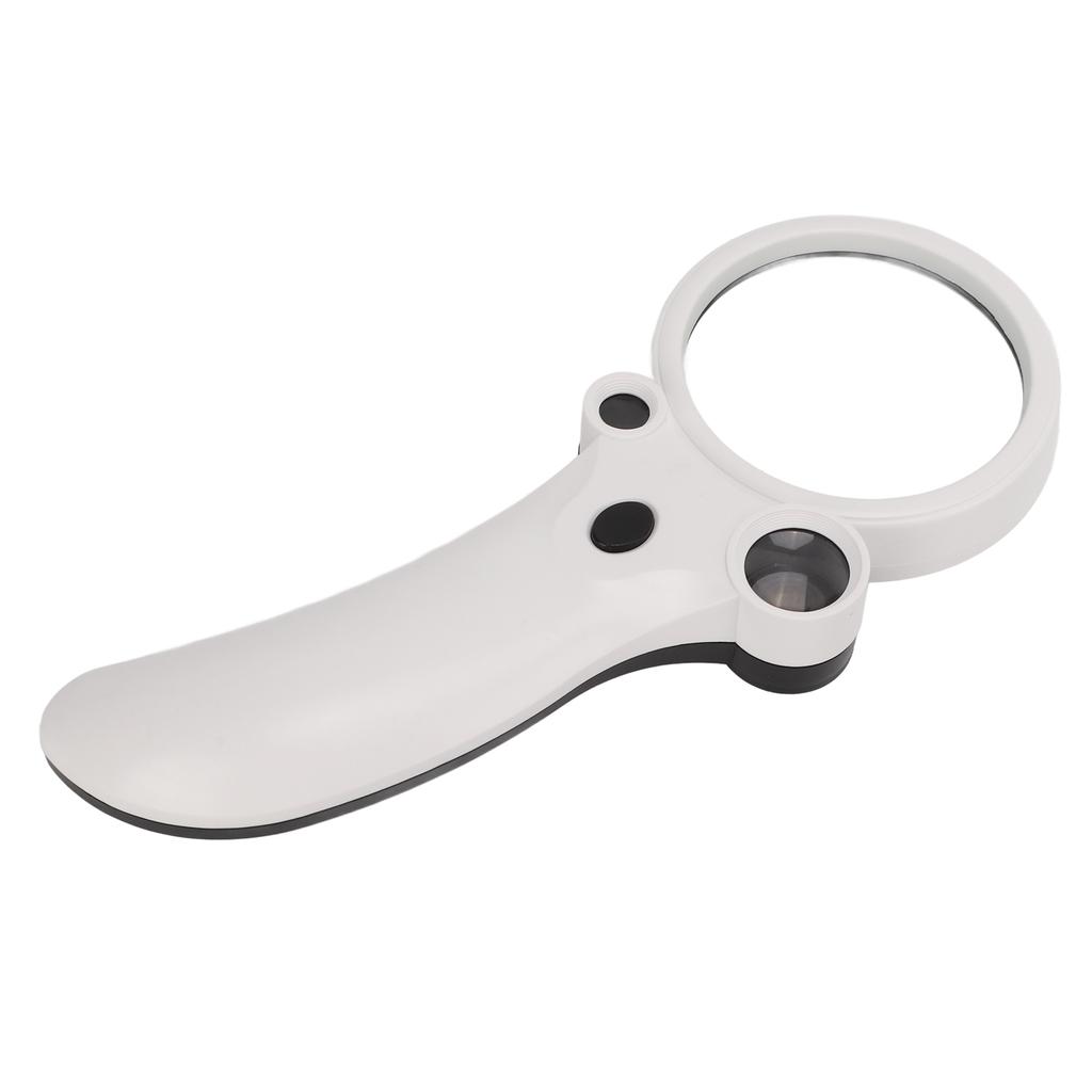 Magnifying Glass High Definition Zoom Illumination Fill Light 2.5X 25X 55X Magnifications Handheld
