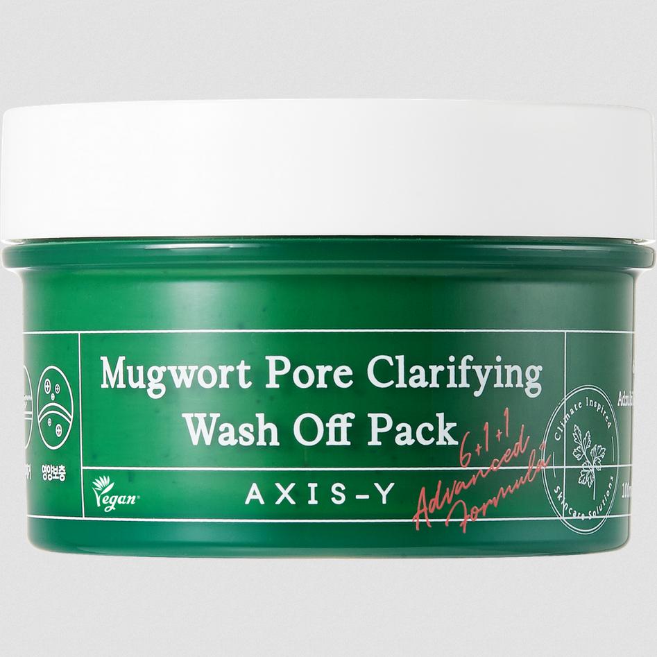 AXIS-Y Mugwort Pore Clarifying Wash Off Pack 100ml / Hydrating, Moisturizing, Korean Cosmetics, Kbeauty