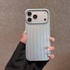 Aluminiumlegierung Handyhüllen für iPhone 18 17 16 15 14 Pro Max 3D Wellenstreifen Rückseite Luxus Business Gepäckabdeckung für Rimowa