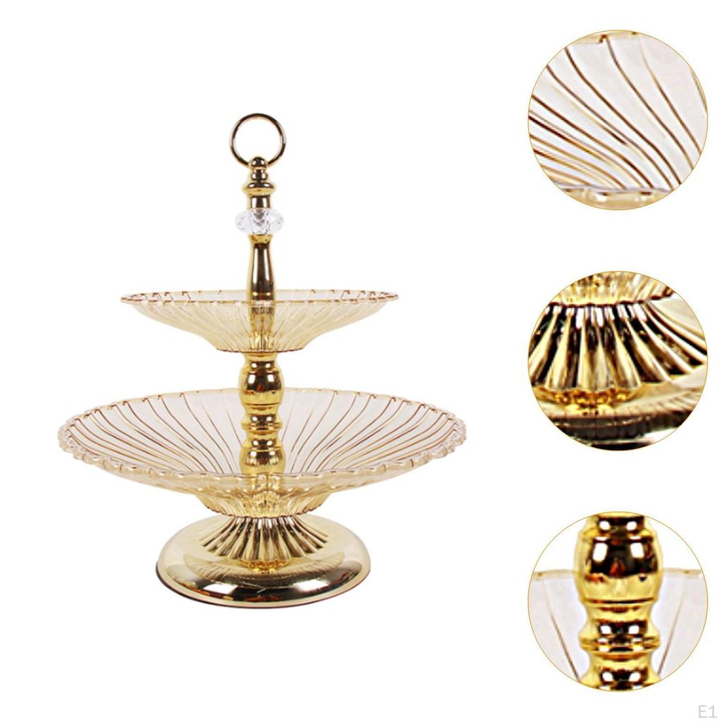 Dessert Plates European Serving Tray Cupcake Stand Dishes Server Fruit Bowl Dry Food Display