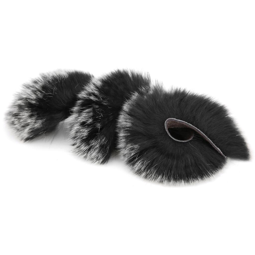 1 para z futra królika cięciwa tłumiąca miękki tłumik tradycyjny łuk akcesoria łucznicze