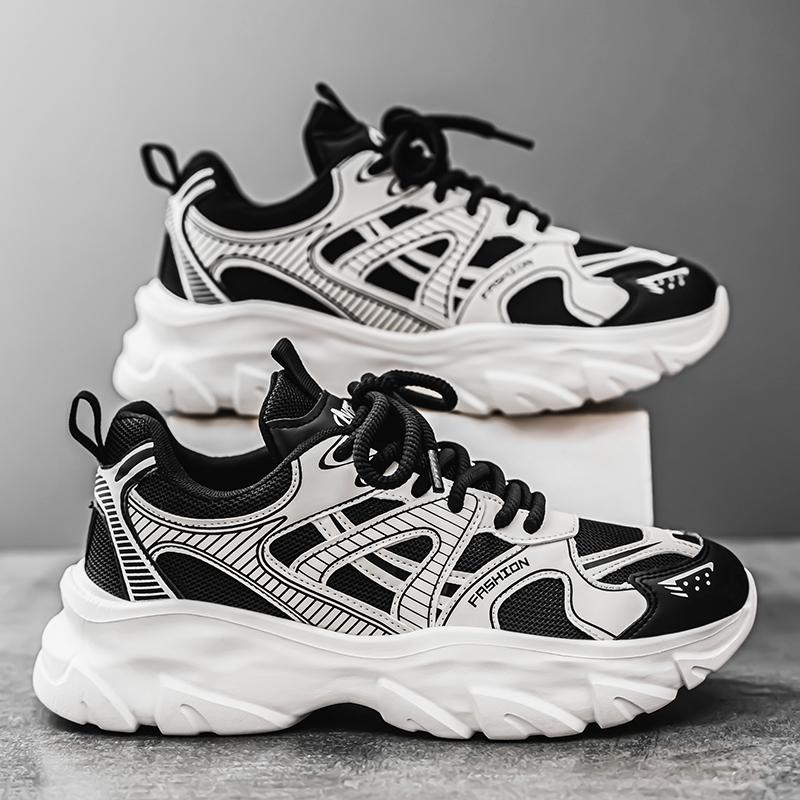 

Мужская повседневная обувь Осень Прозрачная Увеличение роста Удобная Уличная обувь для бега Кампус Классическая Универсальная обувь для работы 44 чёрный