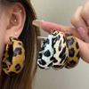 Ear Clips with A Sophisticated Design, Wide Ear Loops, Trendy Autumn and Winter Statement Earrings for Women