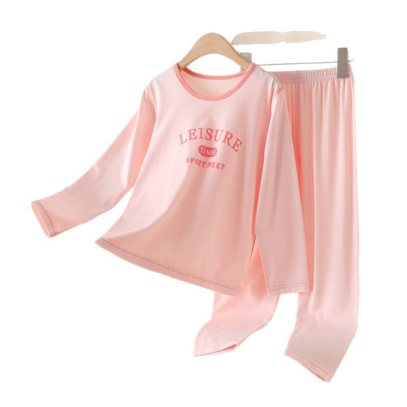 Kids' Underwear & Pajama Set for Boys and Girls - Warm Autumn School Uniform Innerwear for Primary & Middle School Students