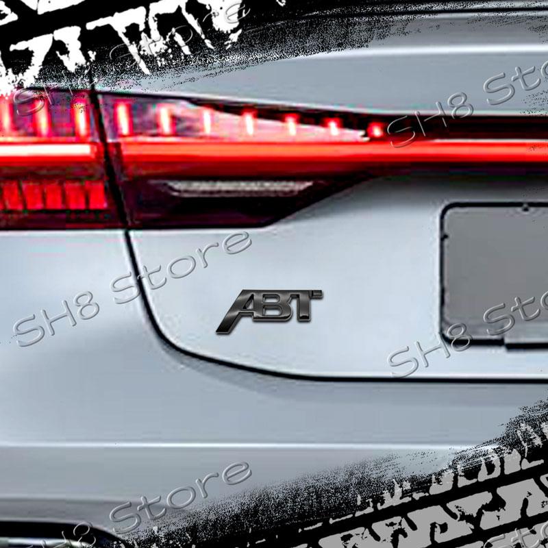 3D Kovové Logo ABT Znak na Přední Mřížku Auta Odznak na Zadní Víko Kufr Nálepka Pro SQ5 RS3 RS4 RS6 S3 S5 Q5 Q8 A3 A4 A6 Decal ABT Příslušenství