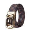 Herren Business Casual Ledergürtel mit automatischer Buchstabenschnalle