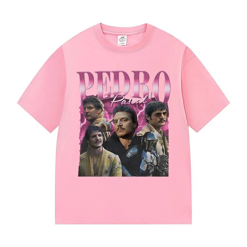 Pedro Pascal Unisexs Movie Pattern Tshirt Retro High Quality Fashion Clothing Suitable For Both Unisex And Unisex