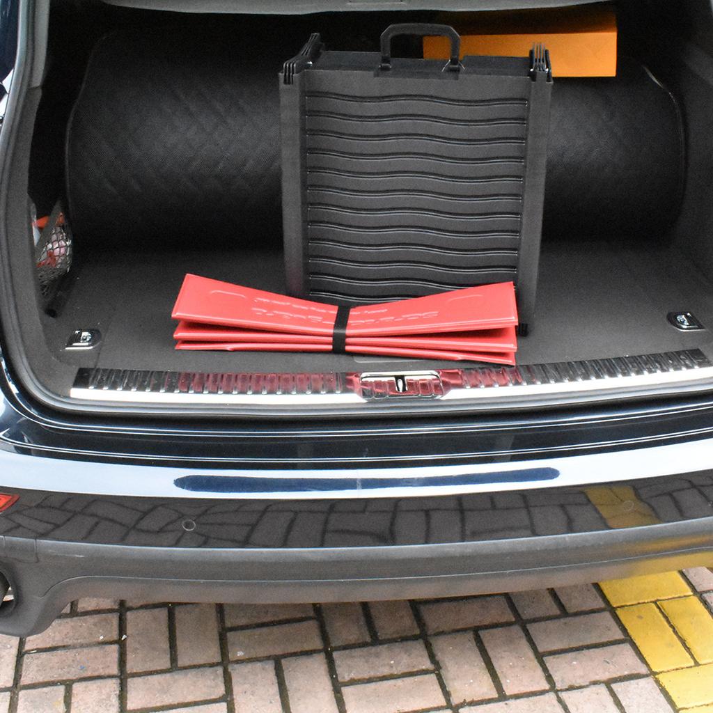 Scale Pieghevoli per Animali con Tappetino Rampa in Plastica per Cani per Auto Scala Alta per Cani Medi e Grandi