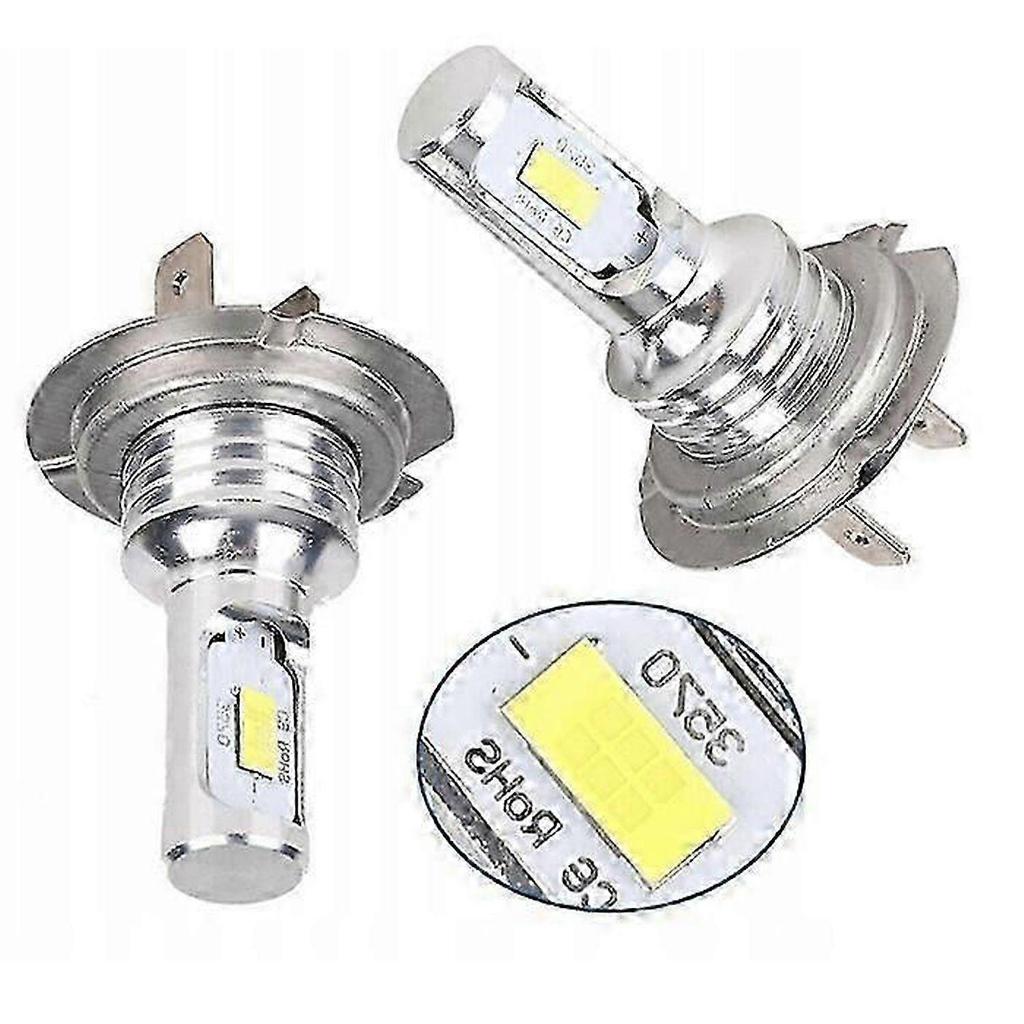 2pcs H7 Led Bulbs Very Powerful 8000lm Canbus 6500k-jinmu3