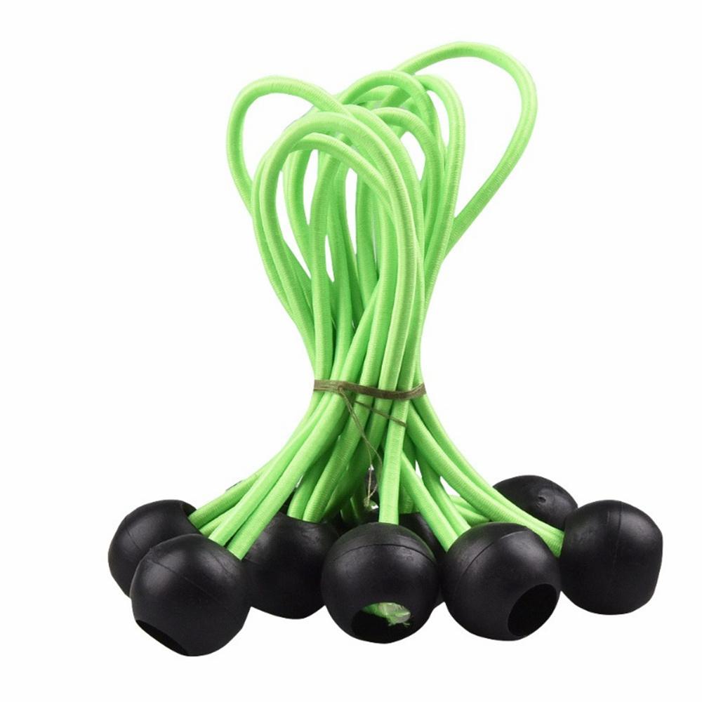 10pcs Ball Bungee Cords Baggage Belts Tent Tie Outdoor Camping Tent Accessoriy Heavy Duty Tie Down Cords for Shelter Cargo