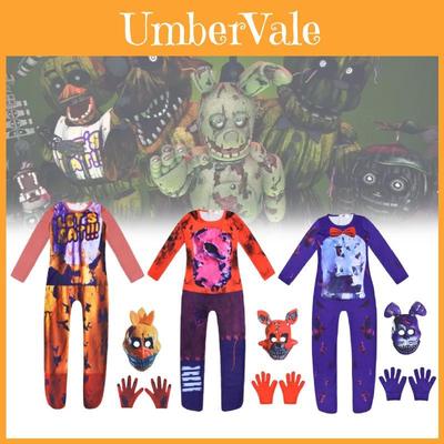 Five Nights At Freddys Children Cosplay Costume With Polyester Fabric For Parties