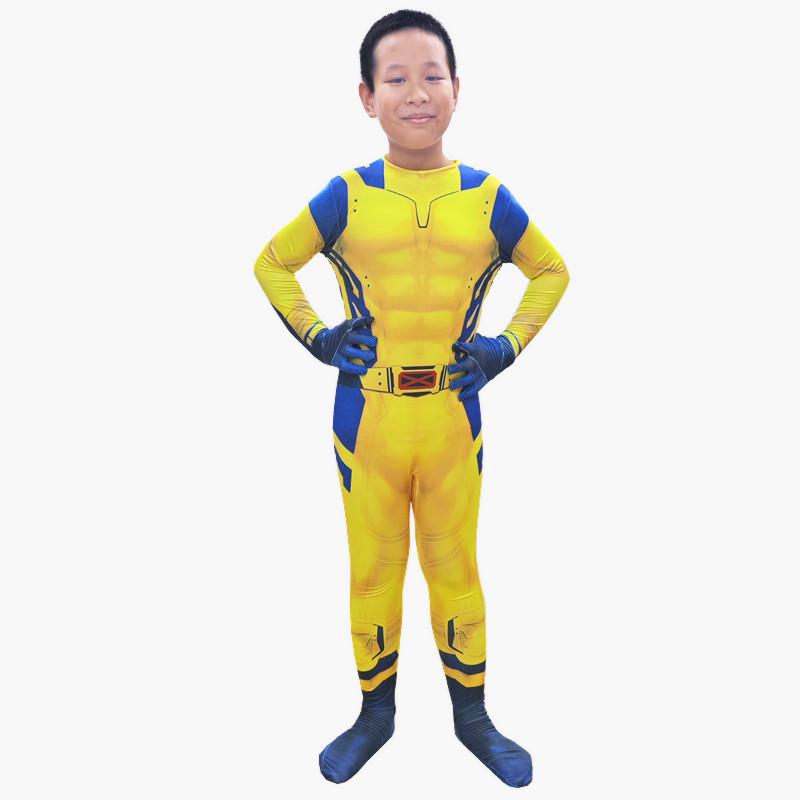 Jednodílný kostým Deadpool na Halloween - Cosplay oblek pro děti i dospělé