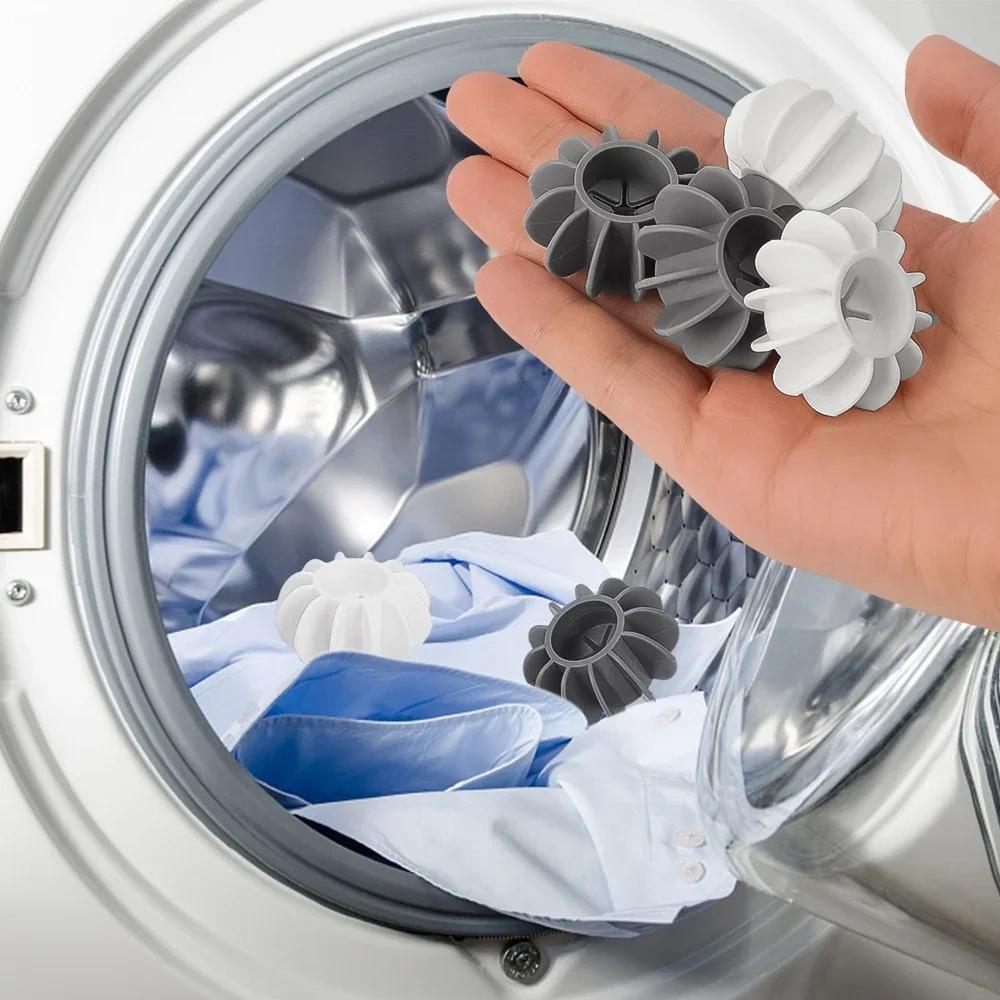 10/1 Stück Anti-Tangle-Kleidungsreinigungsball Silikon-Wäscheball Wiederverwendbares Waschmaschinen-Fleckenentfernungs-Haarfänger-Reinigungswerkzeug