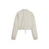 Puma Letter Print Casual Loose Stand Collar Jacket Women Jacket Beige 525493-90