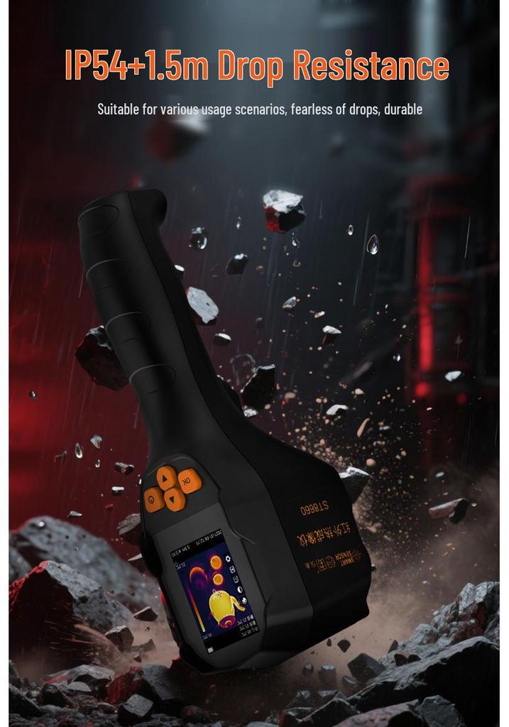 Xima ST8660 High-Precision Infrared Thermal Imager for Electrical Cabinet Inspection & Floor Heating Leak Detection.