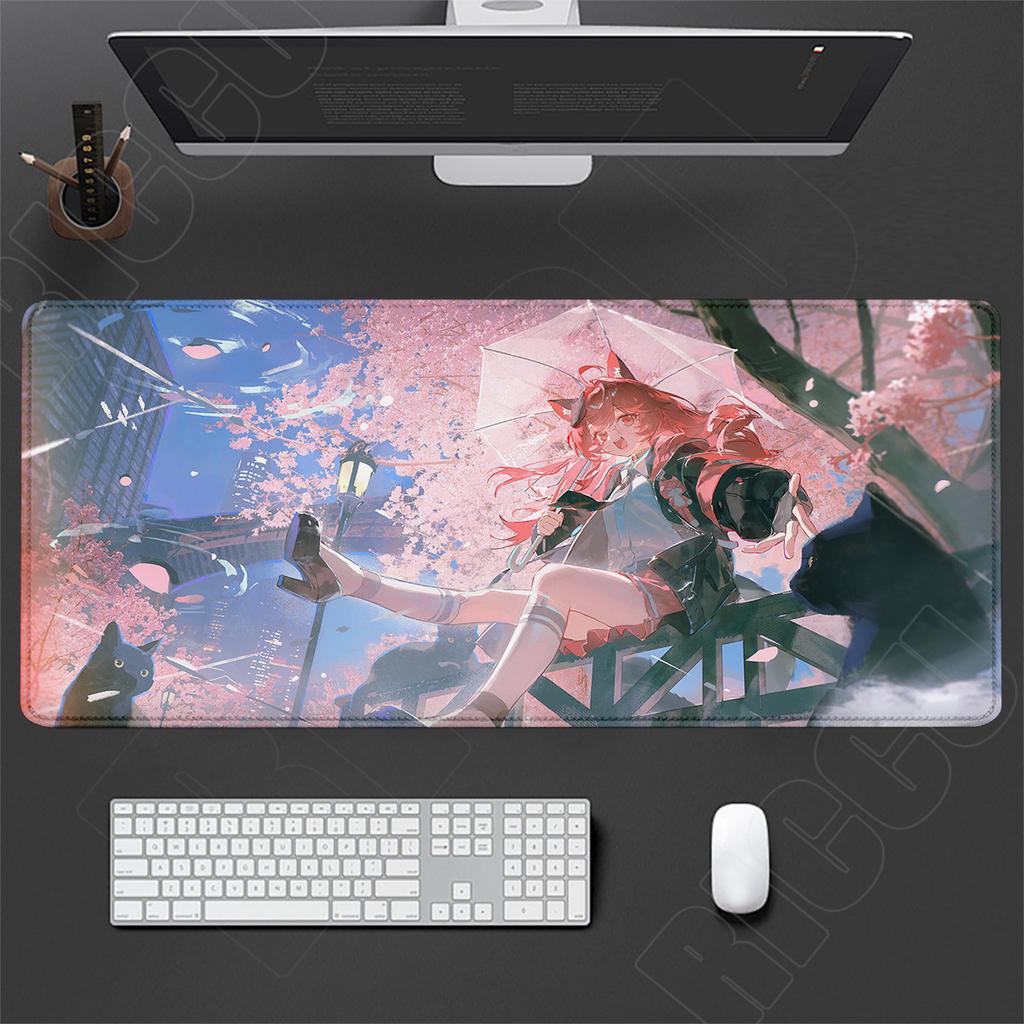 HD XXL Mouse Pad Neverness To Everness NTE Girl Gaming Keyboard Mousepad Rug Office Computer Anime Gamer 40x90cm Desk Mat Carpet