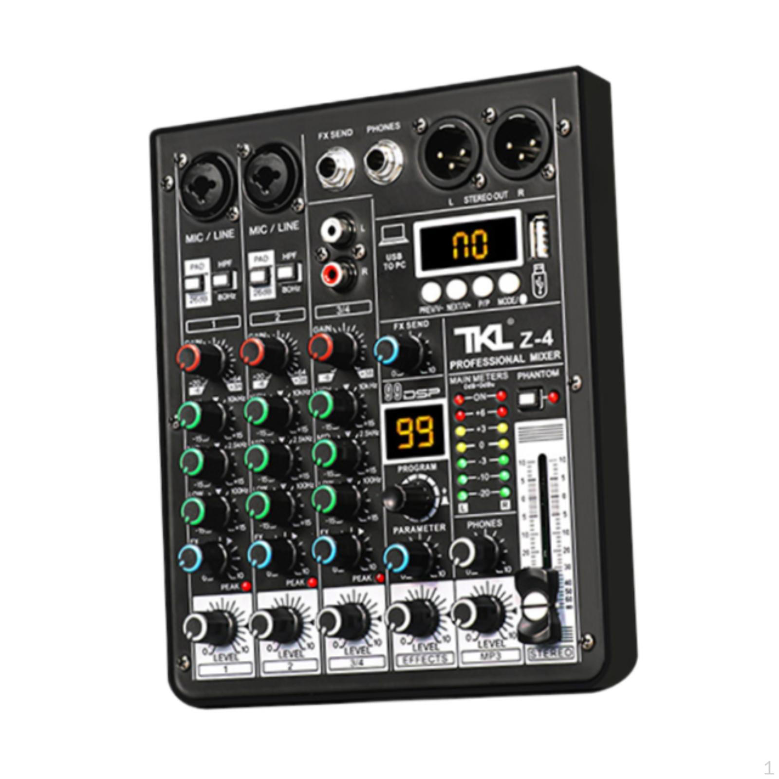 

Аудиомикшер Портативный USB DJ Контроллер Звук для студии живой записи