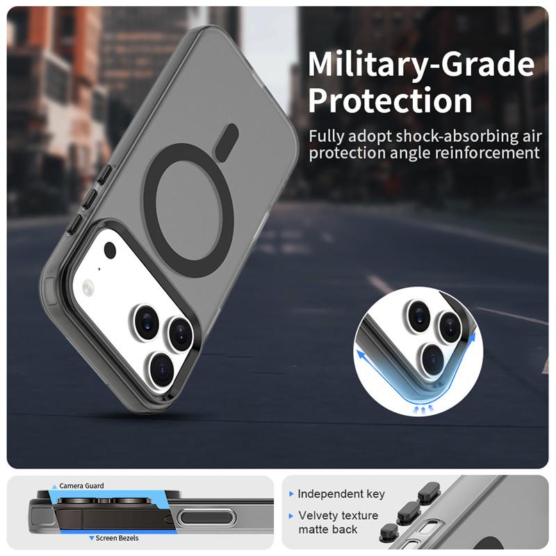 Candy Color Matte Magnetic Case for Magsafe IPhone Air 17 16 E 15 13 12 11 Pro Max 14 Plus 17E 16E I Phone Shockproof Back Cover