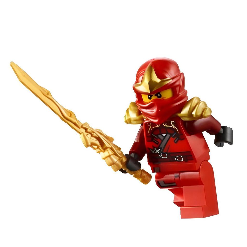 ZX Clothing Praise Phantom Minifigure Building Blocks: Green Ninja Lloyd Lego-Compatible Toy Weapon Assembly