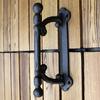 European Retro Atmosphere Garden Courtyard Cast Iron Craft Door Handle Home Wall Decoration Door Handle