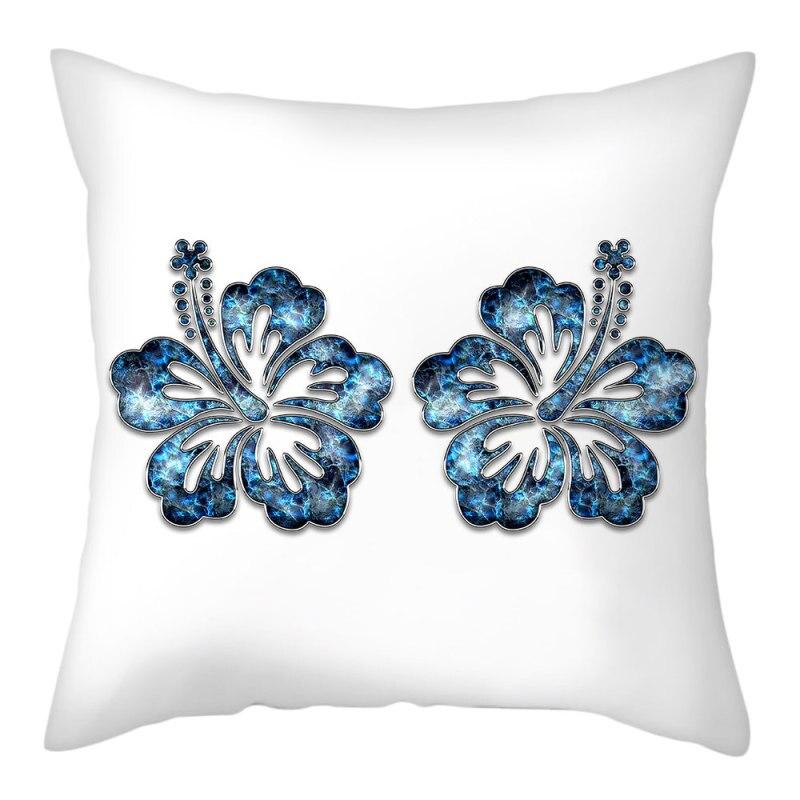 blue floral pillowcases