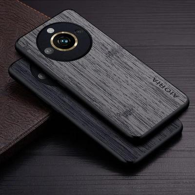Pouzdro pro Realme 11 Pro Plus 11X 5G 4G funda bambusové dřevo vzor Kožený kryt Luxusní coque na oppo realme 11 pro pouzdro capa