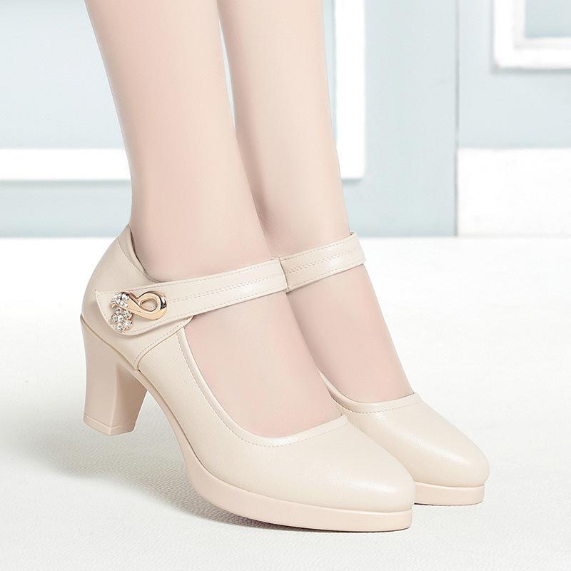 Plus Size 34-42 Women Platform Pumps Shoes Women Wedding Shoes 2025 Shallow Mouth High Heels Elegant  Office Party Dress Shoes
