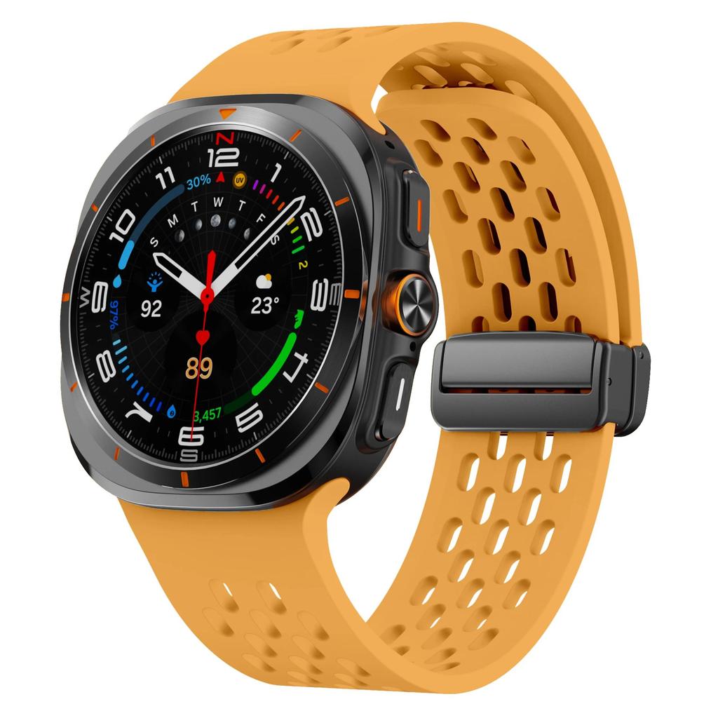 Strap for Samsung Galaxy Watch Ultra 47mm Accessories Breathable Silicone Magnetic Bracelet Correa Galax Y Watch 7 8 Ultra Band