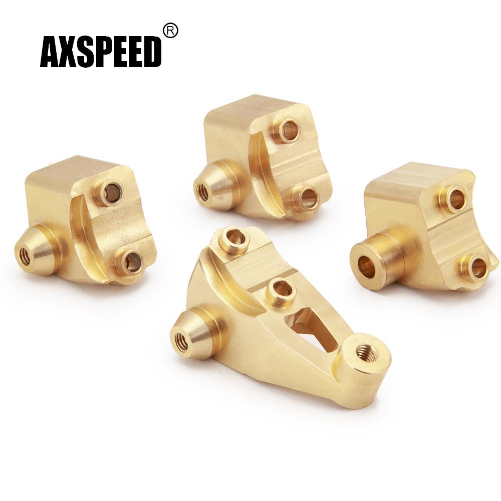 AXSPEED 45g Heavy Duty Brass Axle Lower Shock Suspension Links Stand Mount for TRX-4 1/10 RC Crawler Car Model Upgrade Parts